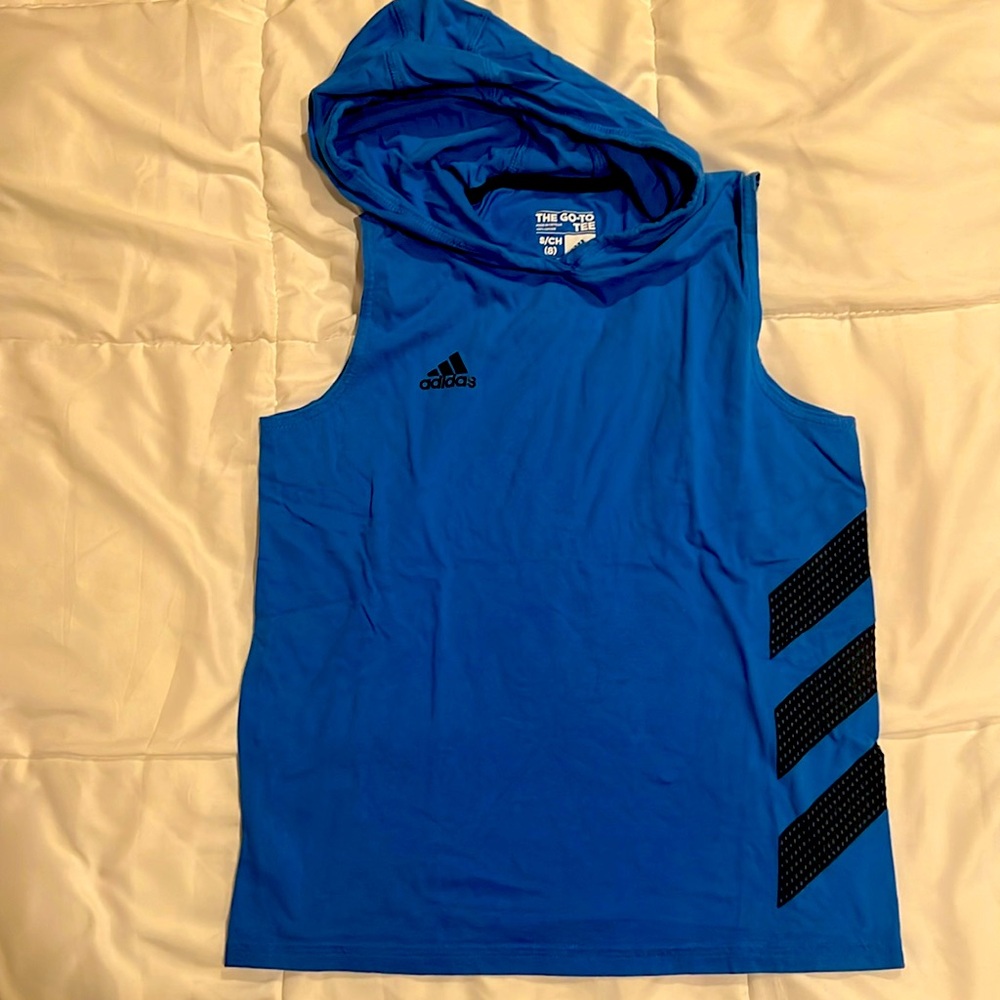 Adidas Sleeveless Tee w Hood